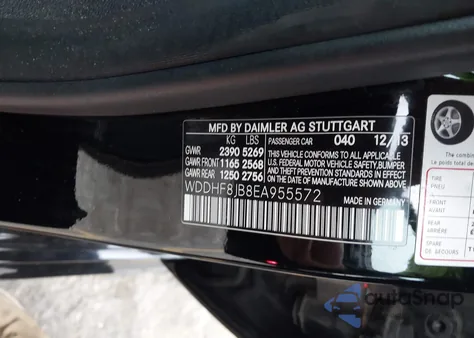 2014 Mercedes-Benz E 350 4Matic from USA, damaged, VIN WDDHF8JB8EA955572